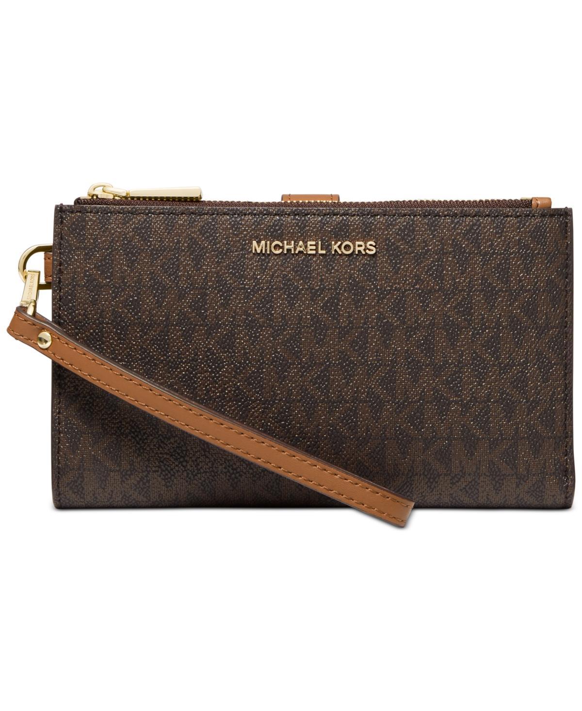 Michael Kors Signature Logo Jet Set Double Zip Wristlet Product Image