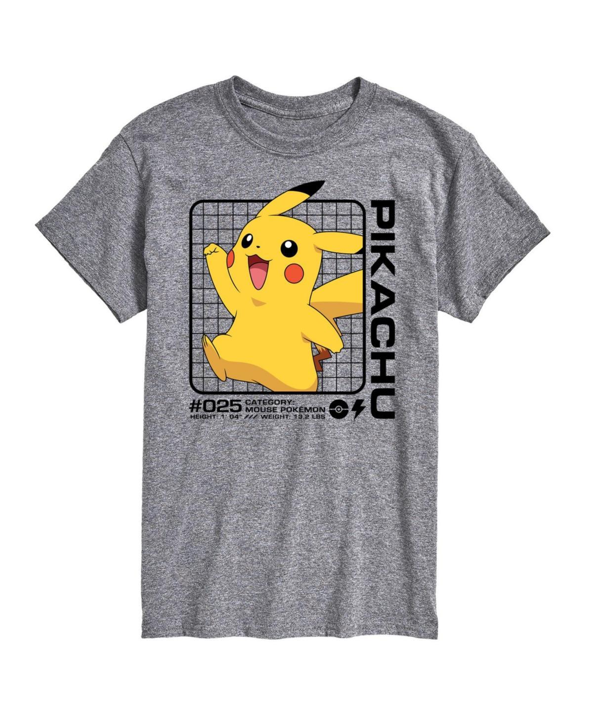 Mens Pokemon Pikachu Stats Graphic Tee Product Image