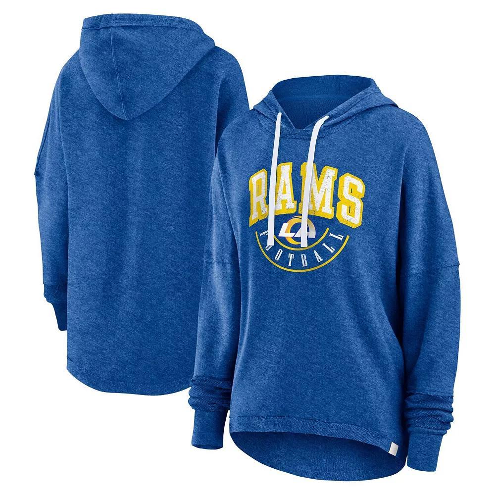 Women's Fanatics Branded Royal Los Angeles Rams Lounge Helmet Arch Pullover Hoodie, Size: Medium, Blue Product Image