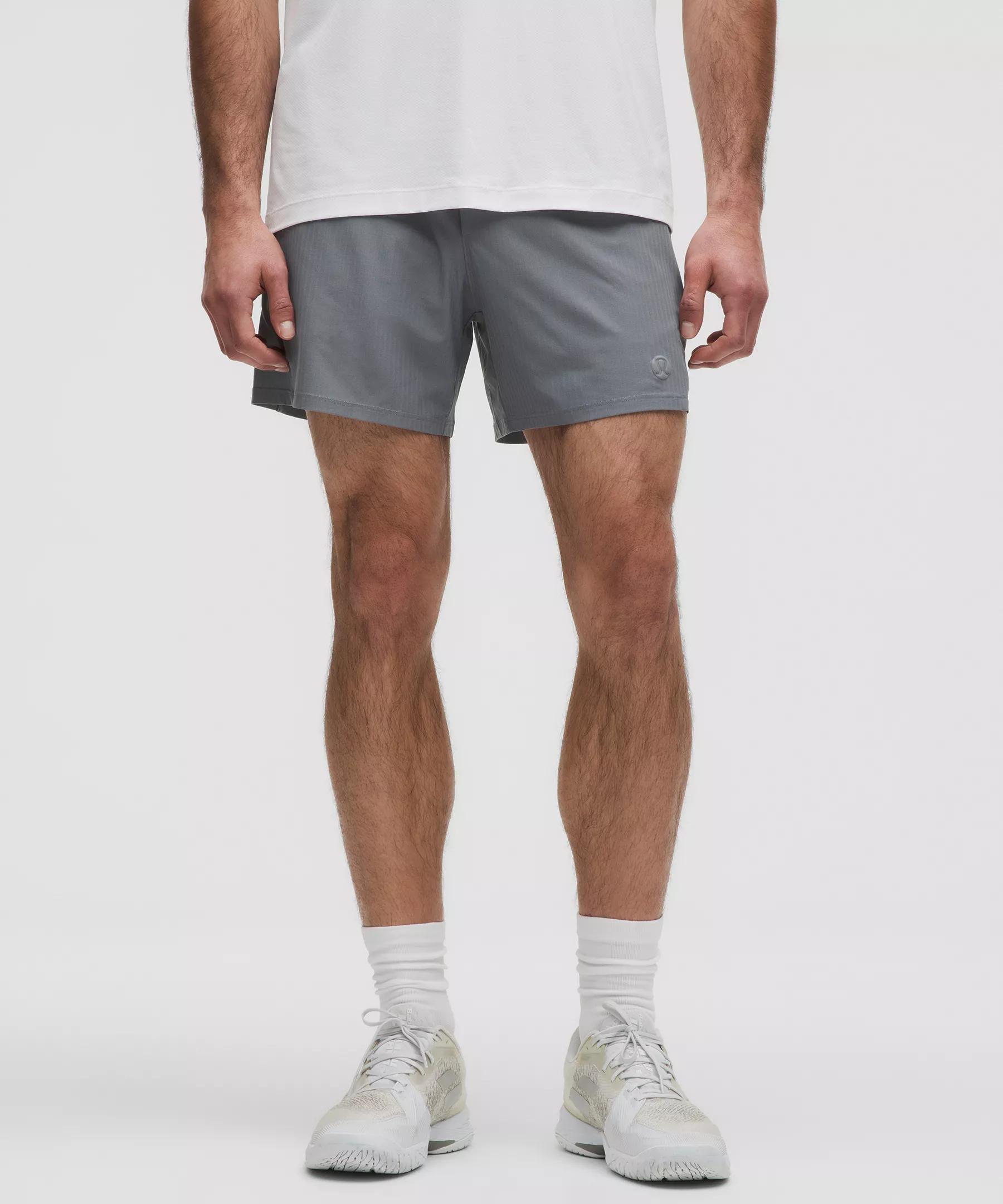 Striped Mesh Tennis Short 5" Product Image