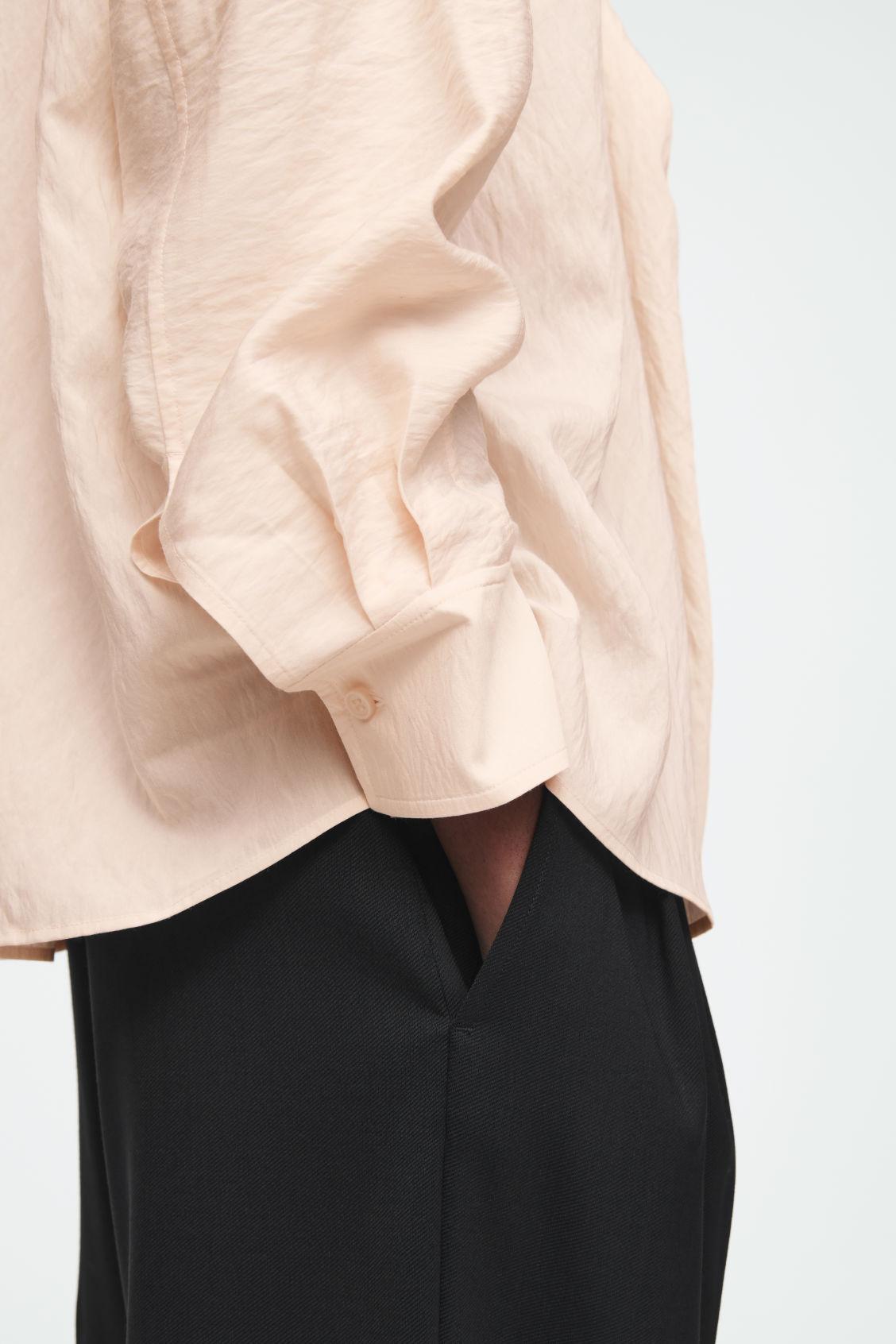 DRAPED-PANEL BLOUSE Product Image