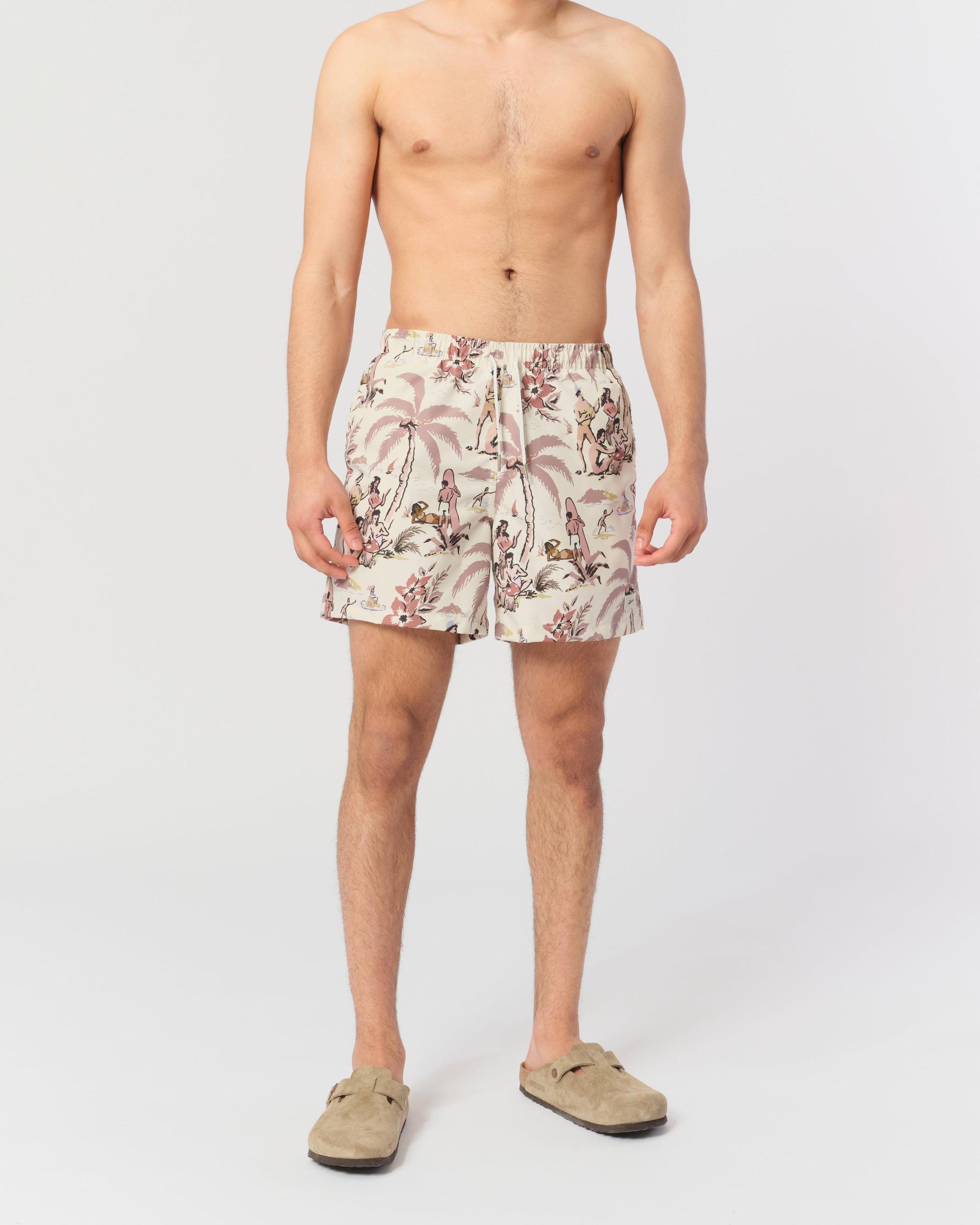 Khaki Trippin' Beach Swim Trunk Product Image