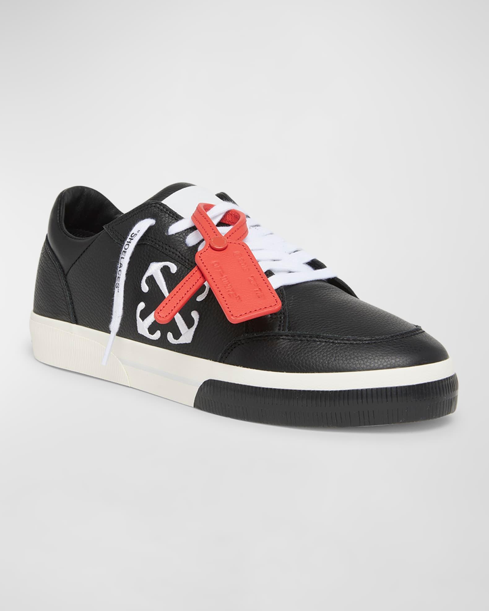 Men's New Vulcanized Calf Leather Low-Top Sneakers Product Image