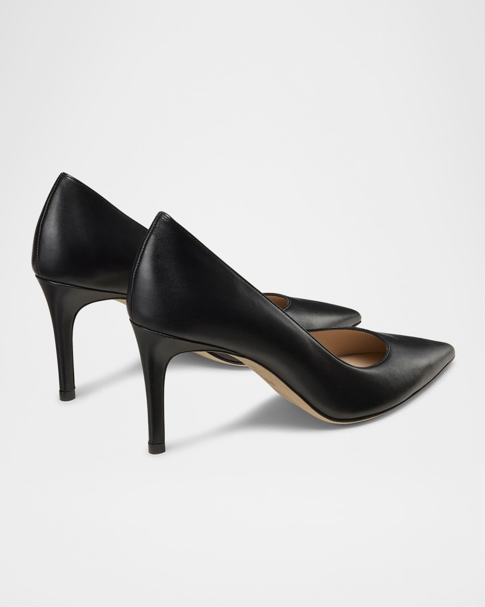 Stuart Leather Stiletto Pumps Product Image