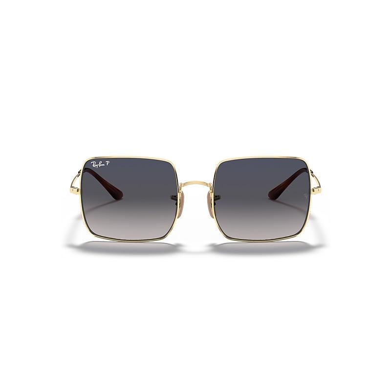 Ray-Ban Square Polarized Sunglasses, RB1971 - GOLD Product Image