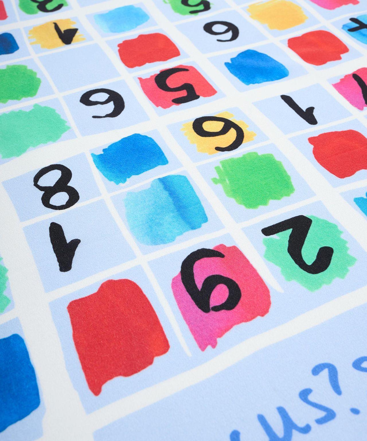 Silk scarf with print Product Image