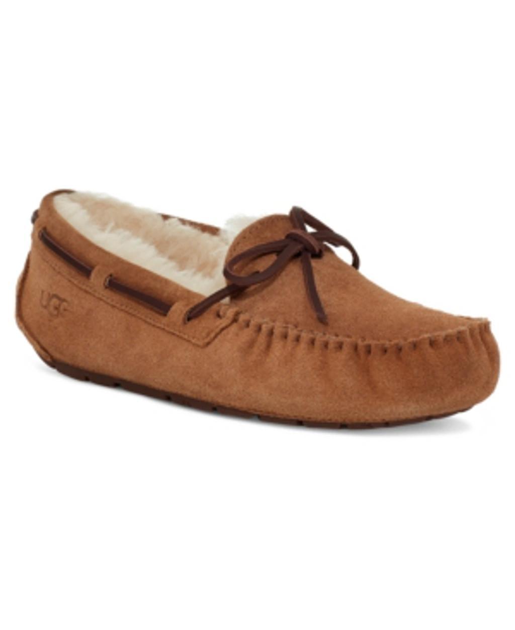 UGG Womens Dakota Wool-Lined Suede Slipper Product Image