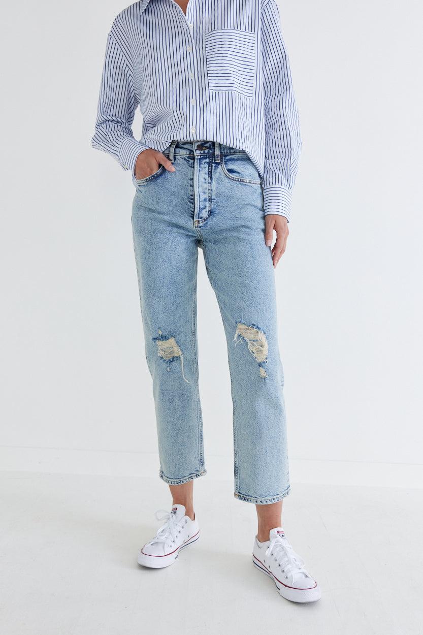 The 90s Loose Fit Denim Pants Product Image