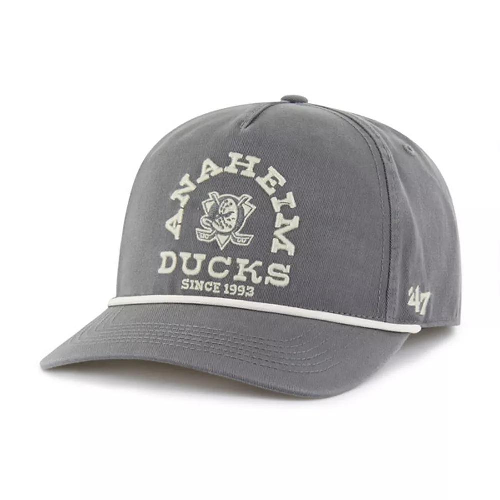 Men's '47 Charcoal Anaheim Ducks Canyon Ranchero Hitch Adjustable Hat, Dks Charco Product Image