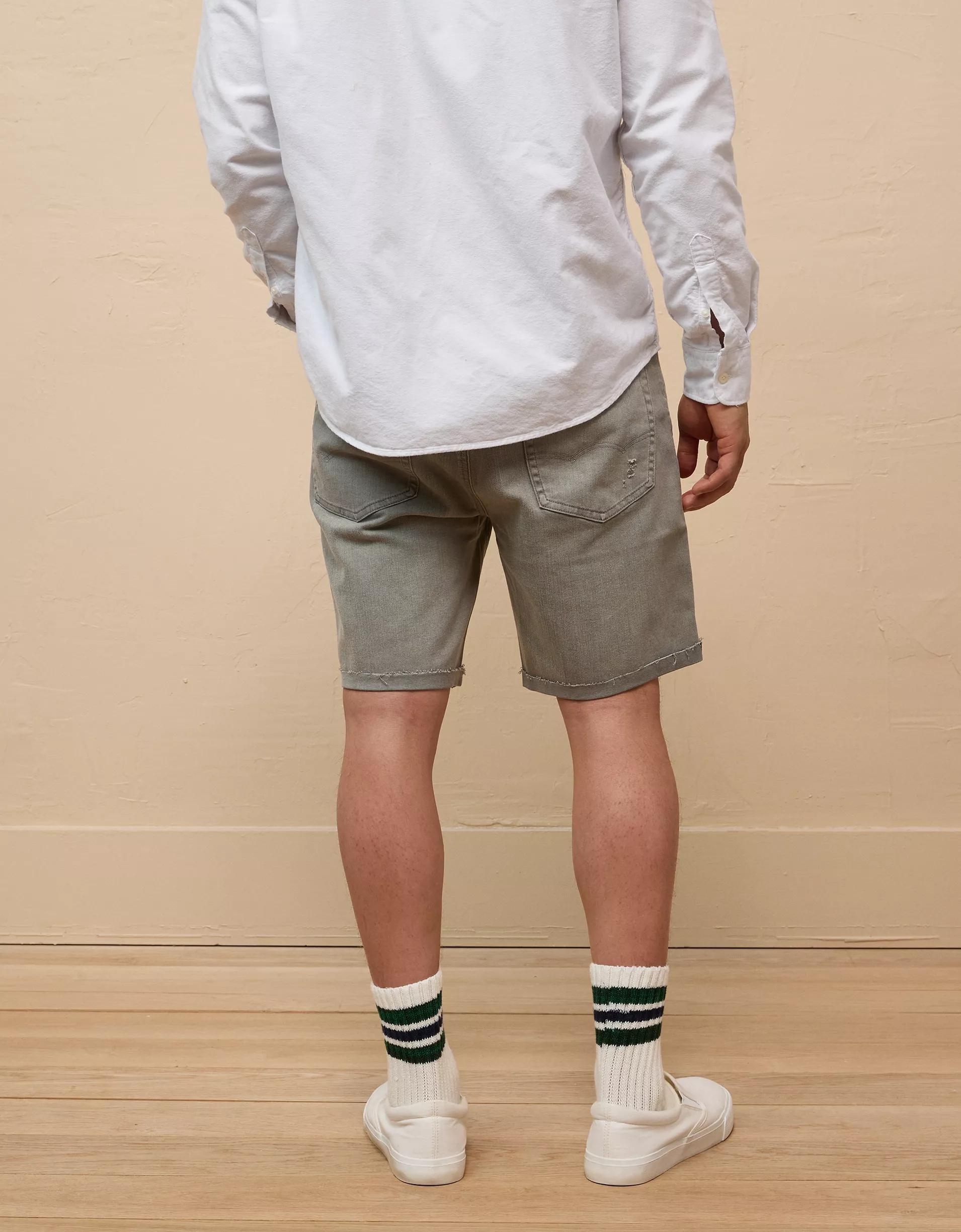 AE 9" AirFlex+ Distressed Denim Short Product Image