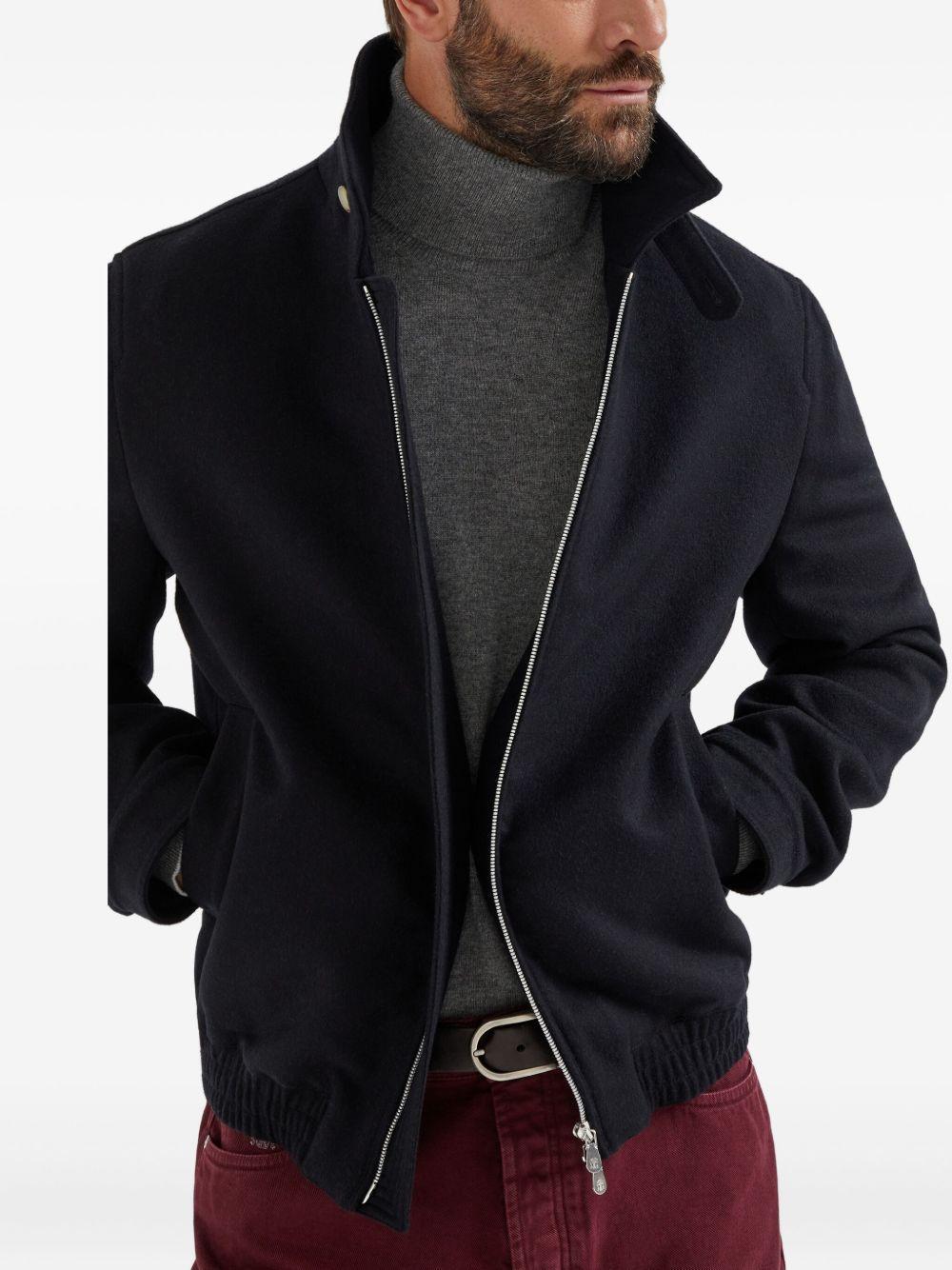 wool bomber jacket Product Image