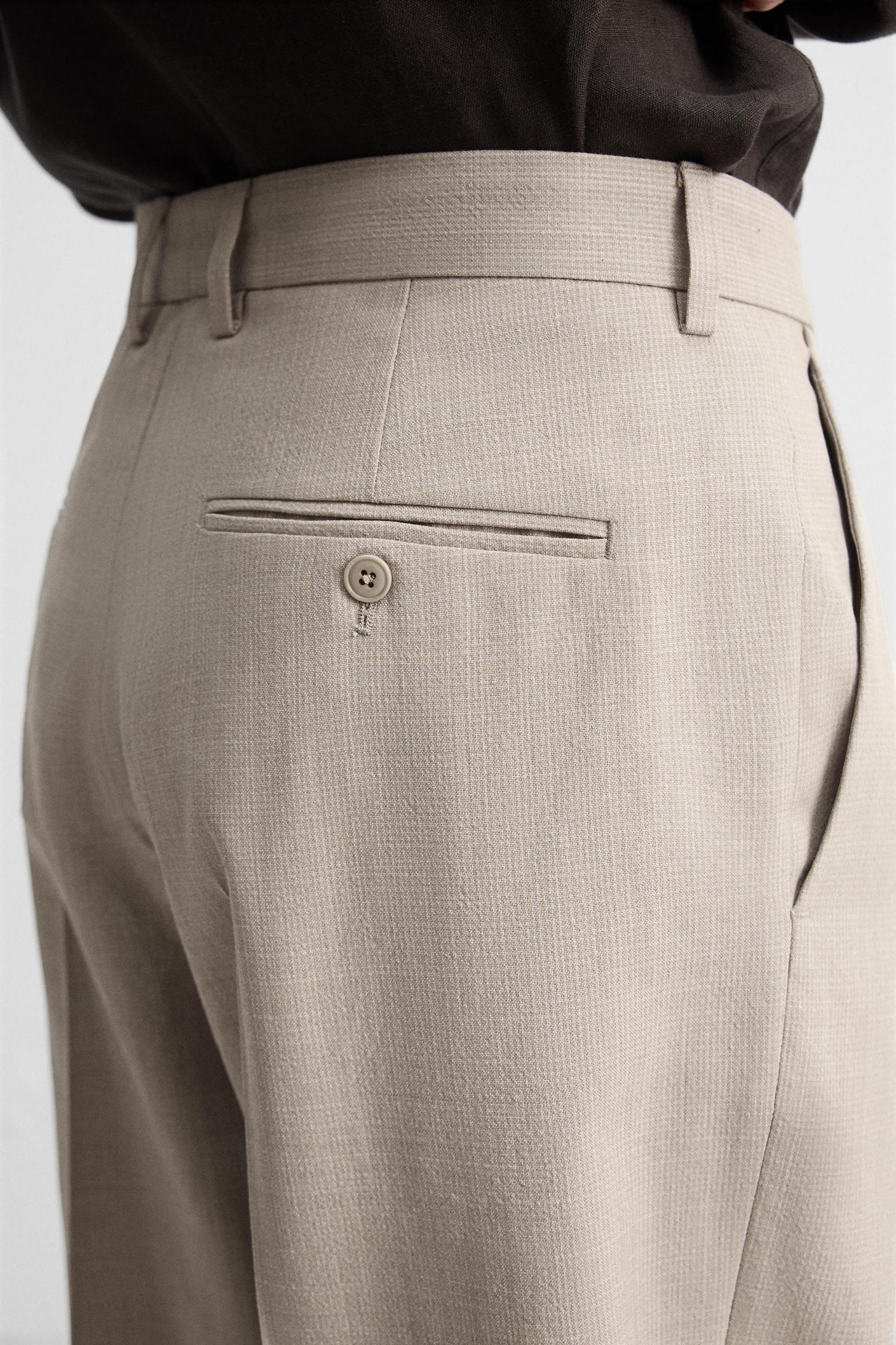 100% WOOL SUIT PANTS Product Image