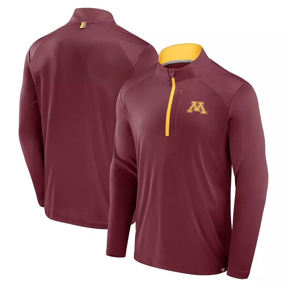 Men's Fanatics Maroon Texas A&M Aggies Fundamental Defender Quarter-Zip Jacket,  Product Image