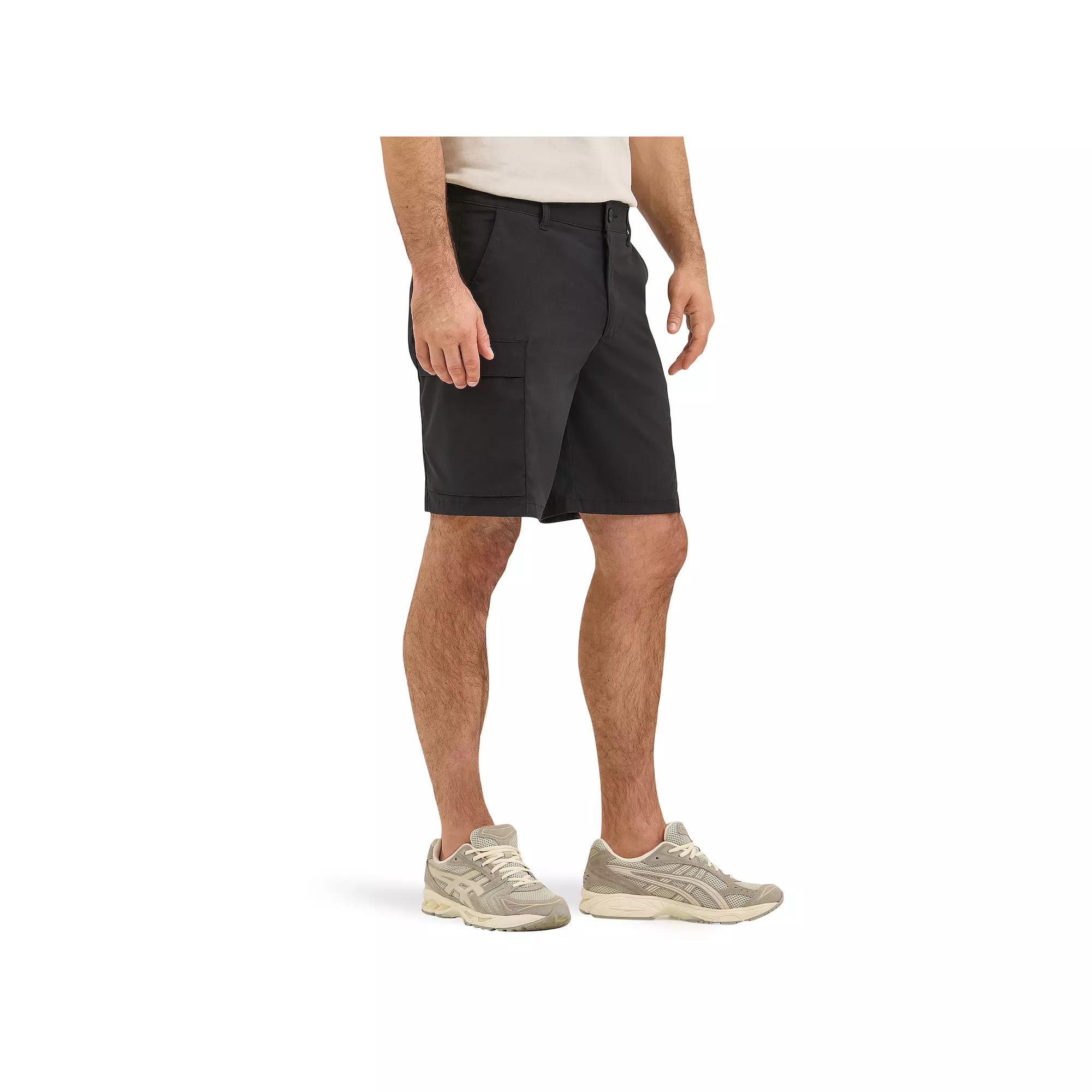 Men's Lee® Extreme Motion Synthetic Ripstop Cargo Shorts, Size: 33, Unionall Black Product Image