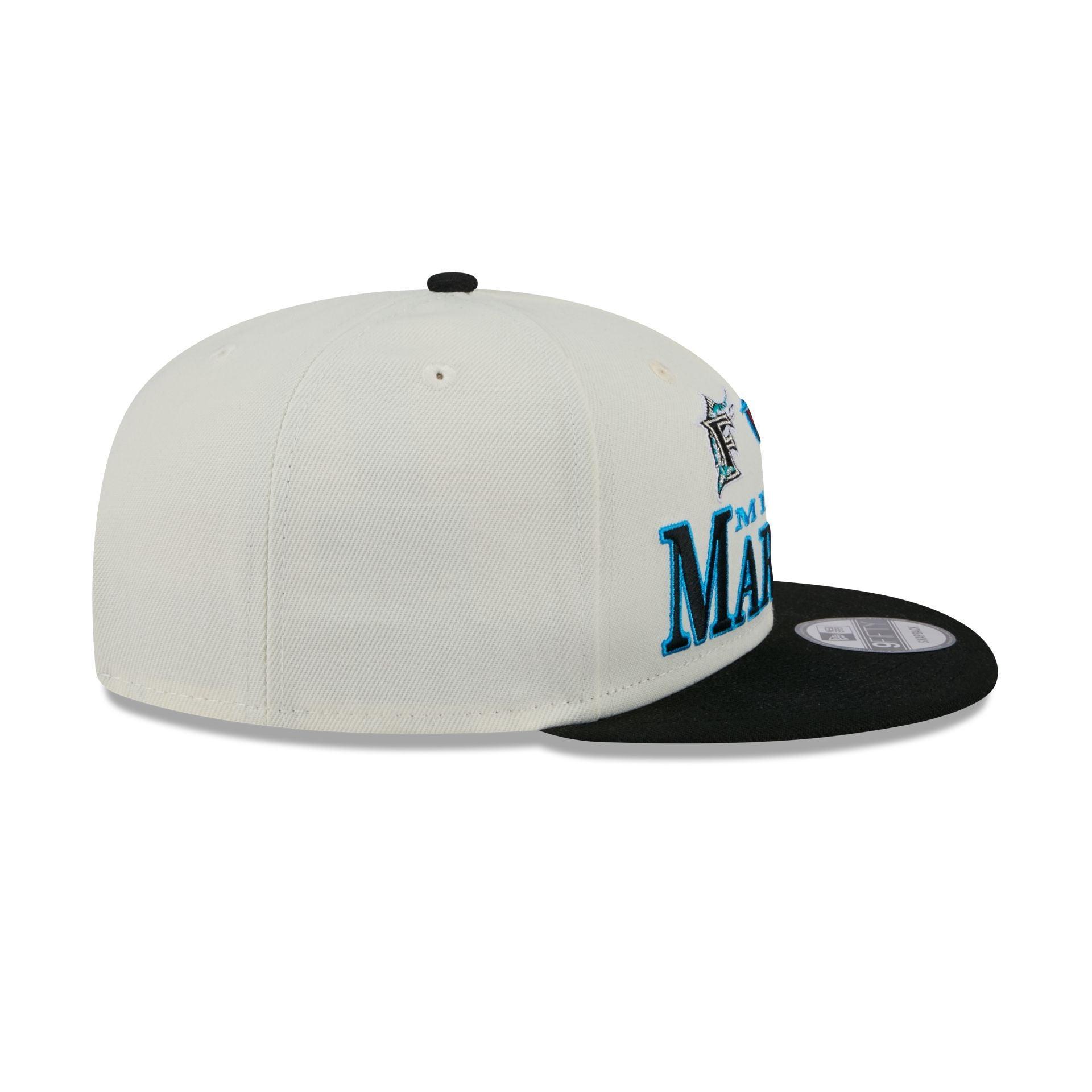 Miami Marlins Archive 9FIFTY Snapback Hat Male Product Image