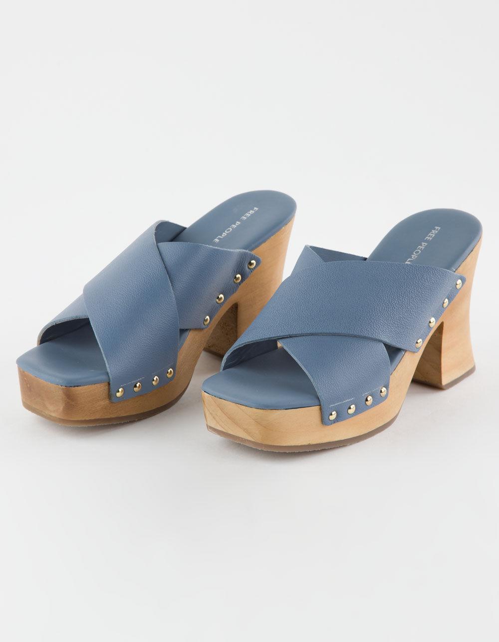 FREE PEOPLE Mallory Criss Cross Womens Platform Clogs Product Image