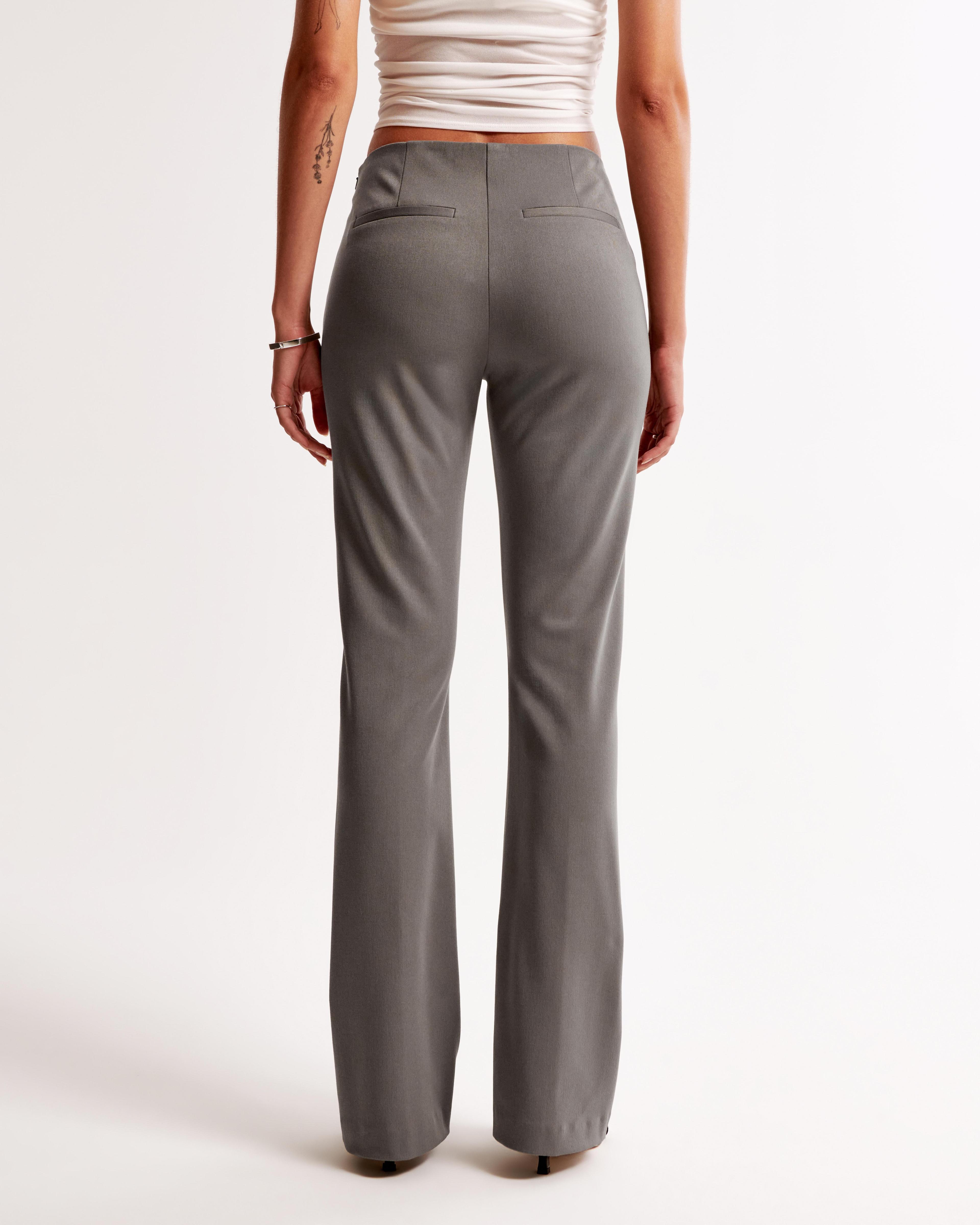 Low Rise Pintuck Tailored Boot Pant Product Image