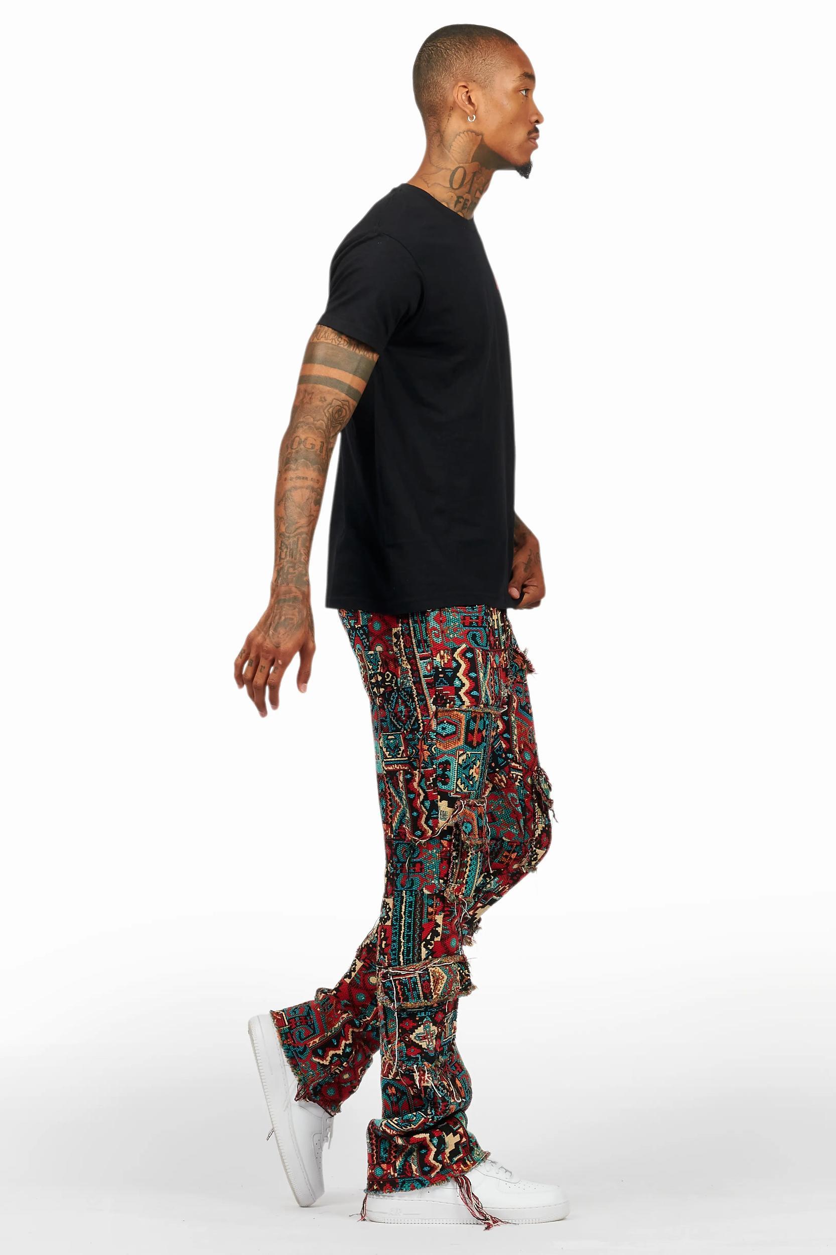 Lake Black/Red T-Shirt/Tapestry Jean Bundle Male Product Image