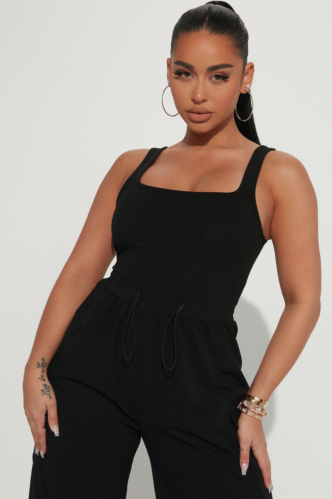 Willow Cargo Jumpsuit - Black Product Image