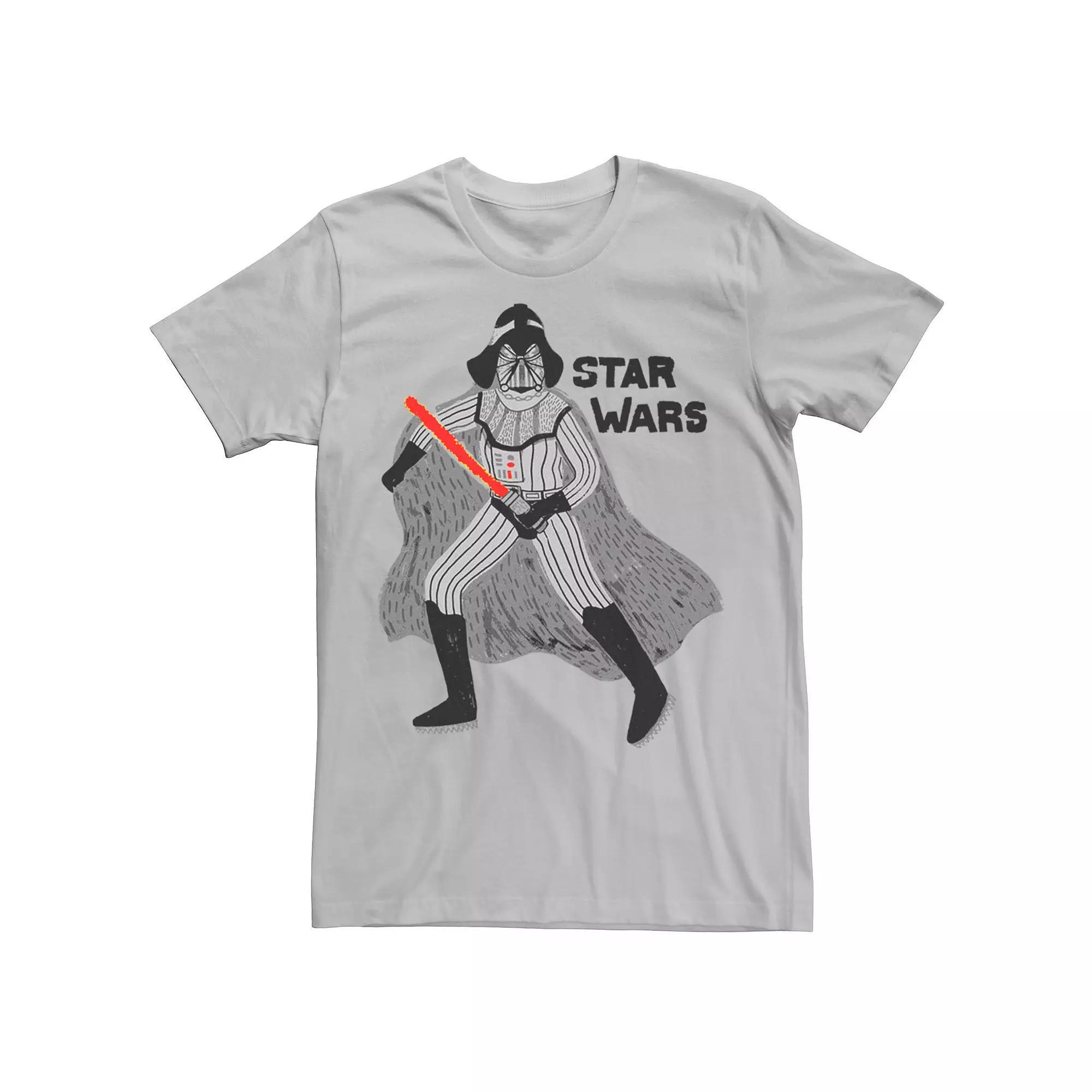 Men's Star Wars Doodle Darth Vader Tee,  Product Image