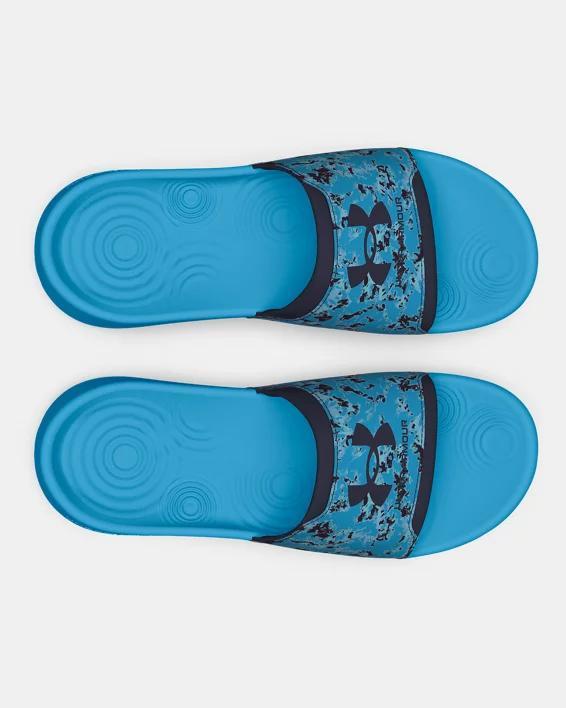 Under Armour Ignite Select Graphic Slides Mens Sandals Grey Product Image