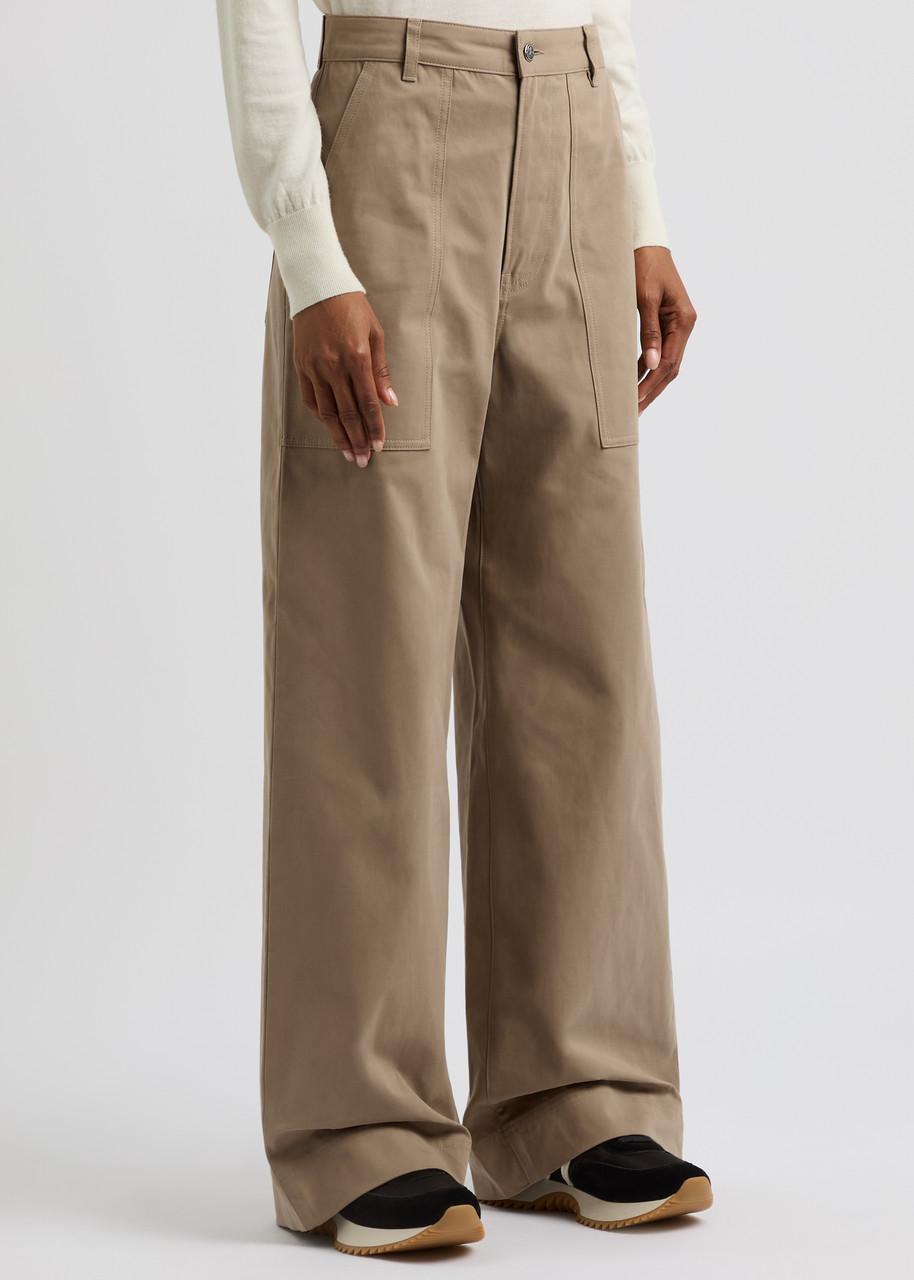 MONCLER Straight Pants In Camel Product Image