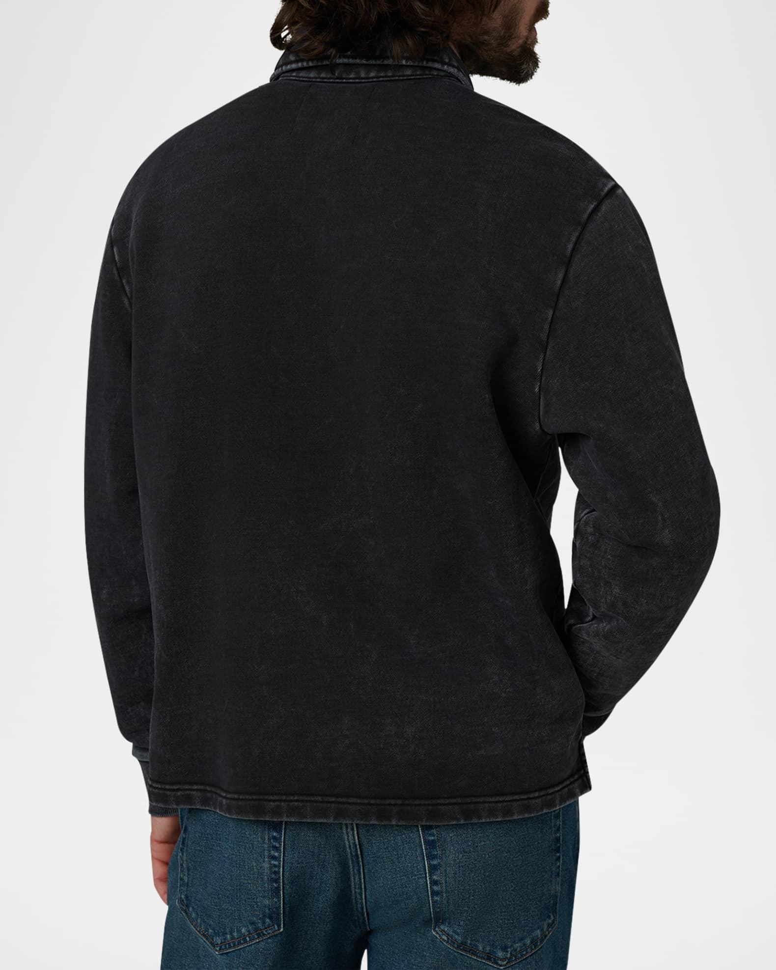 Men's Cotton Polo Sweatshirt Product Image