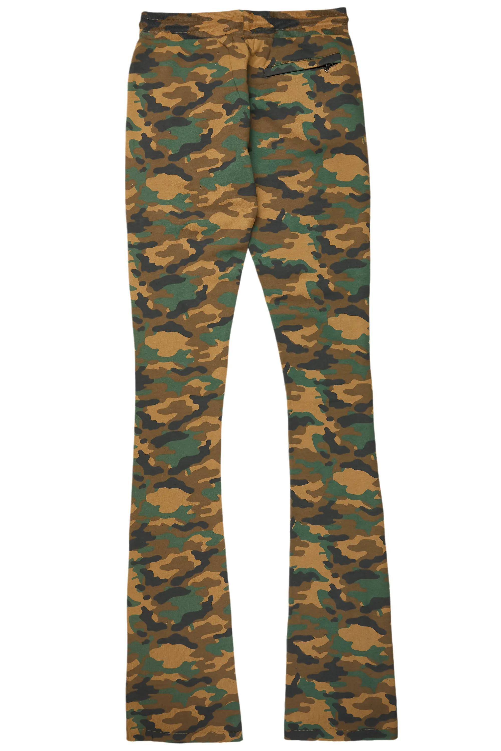 Bansi Faded Camo Super Stacked Trackpant Male Product Image