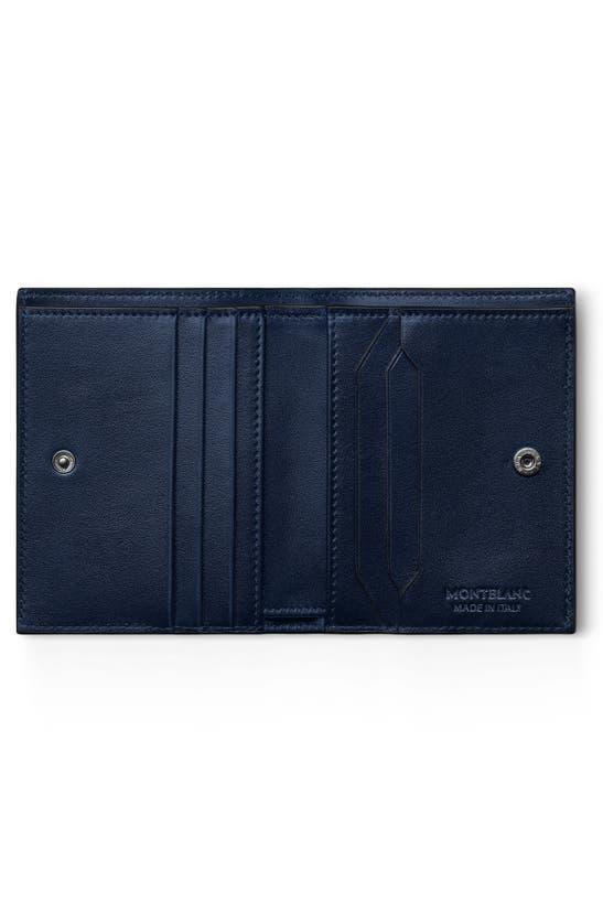 MONTBLANC Extreme 3.0 Compact Wallet 6cc In Blue Product Image