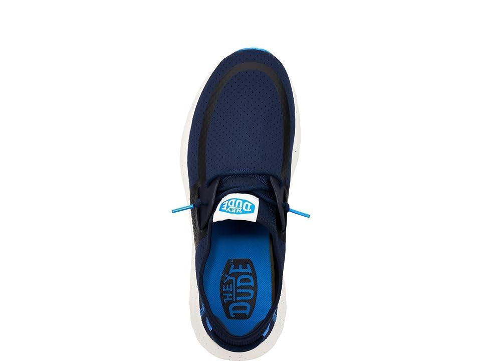 Hey Dude Sirocco Perf Mesh (Navy/White) Men's Shoes Product Image