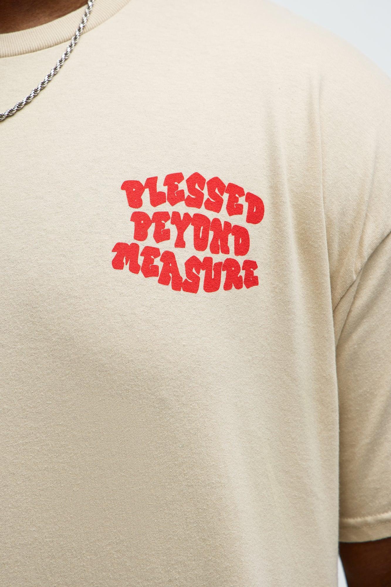 Blessed Beyond Pleasure Short Sleeve Tee - Sand Male Product Image
