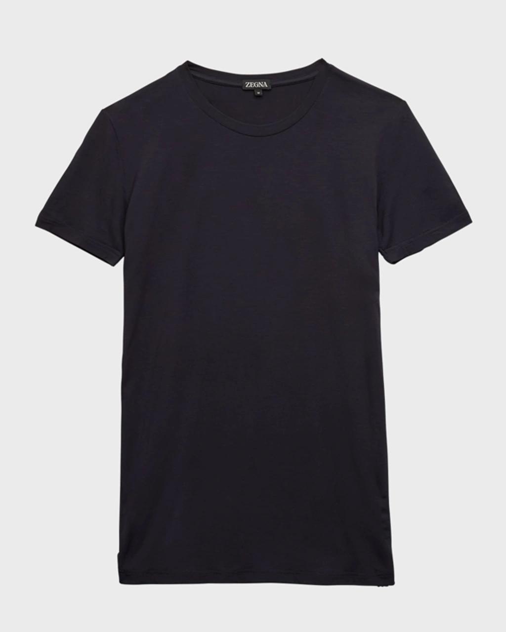 Mens Slim Fit Micromodal Crewneck T-Shirt Product Image