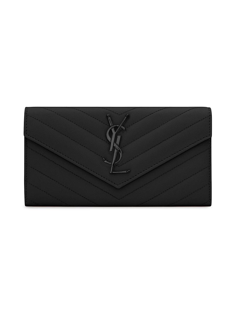 Saint Laurent Cassandre Matelasse Large Flap Wallet Product Image