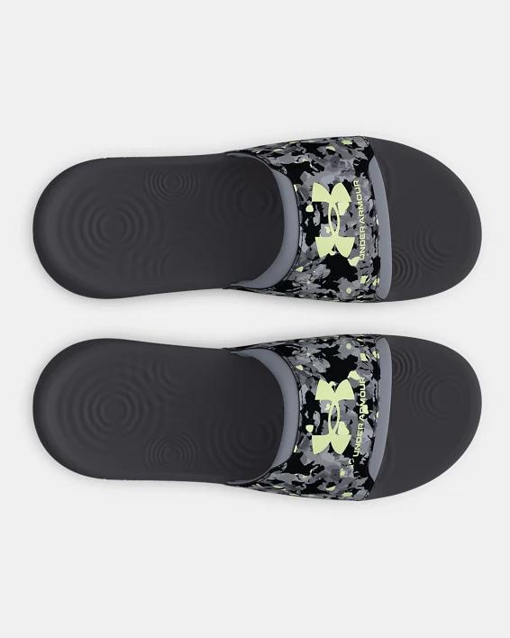 Under Armour Ignite Select Graphic Slides Mens Sandals Grey Product Image