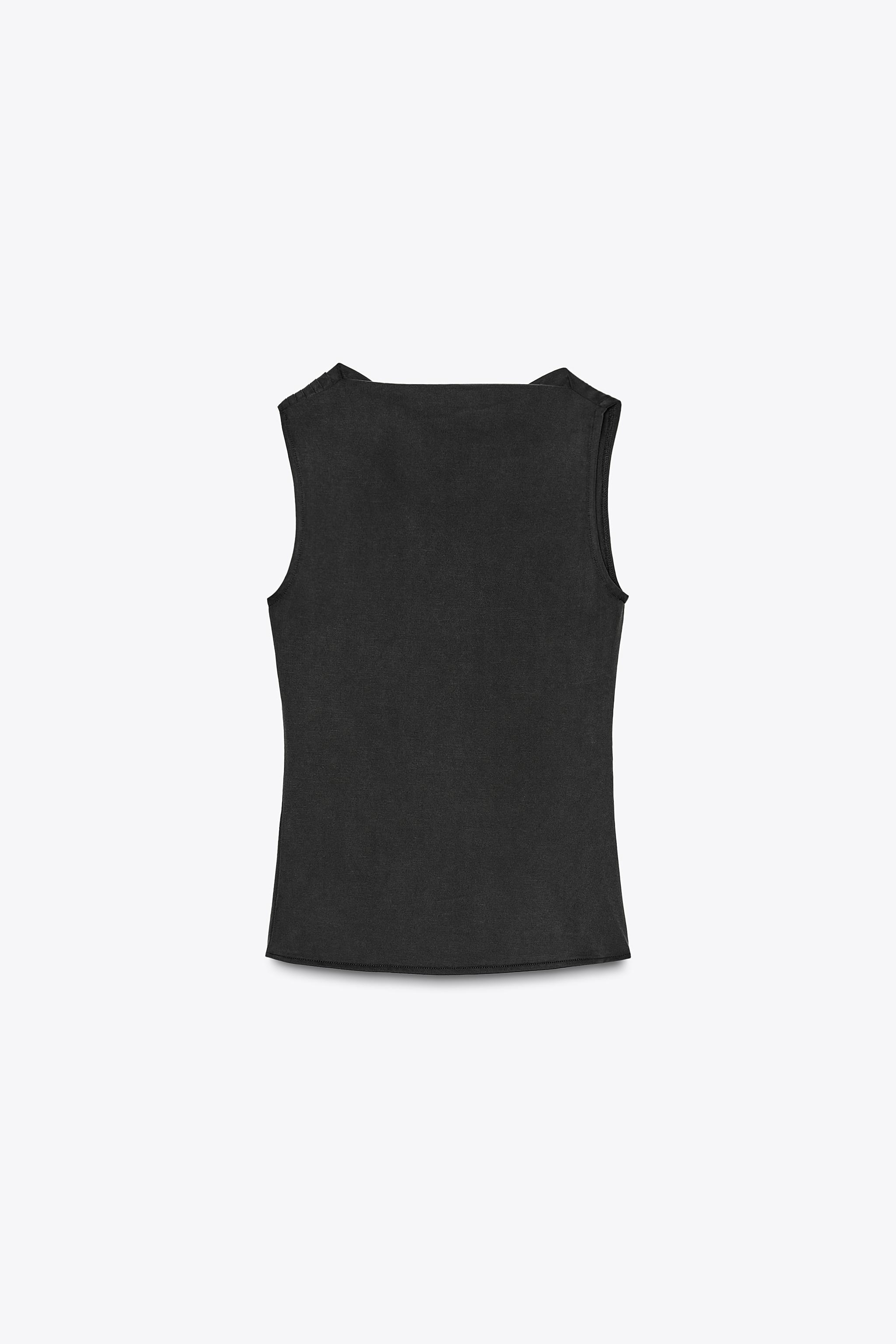 FLOWY RUCHED TOP Product Image