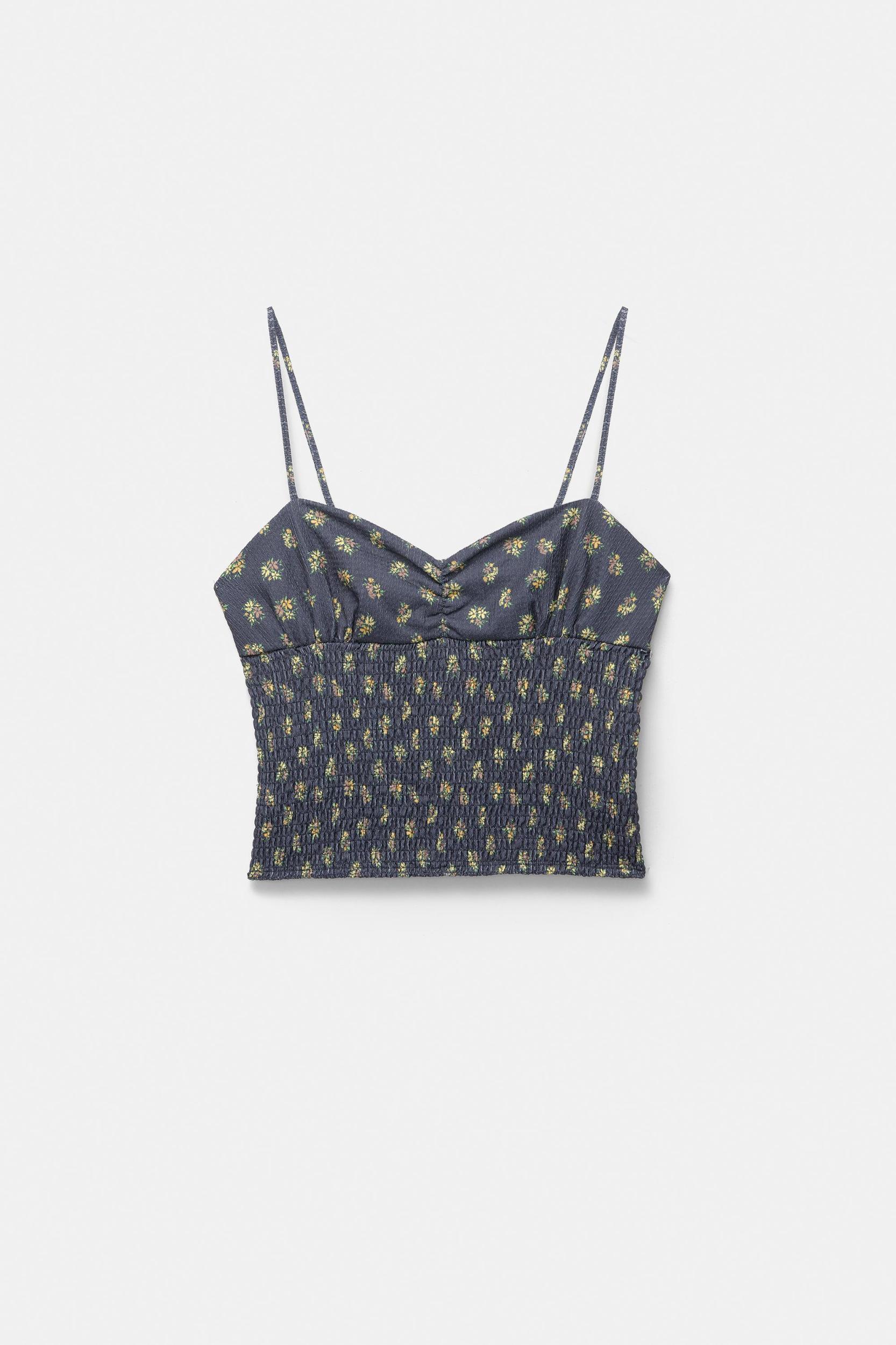 Floral strappy top Product Image