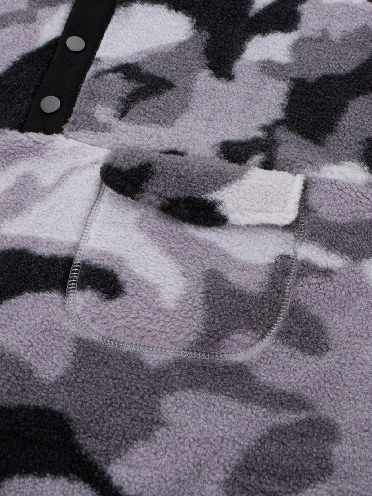 Aelfric Eden Camouflage Polar Fleece Sweatshirt Product Image