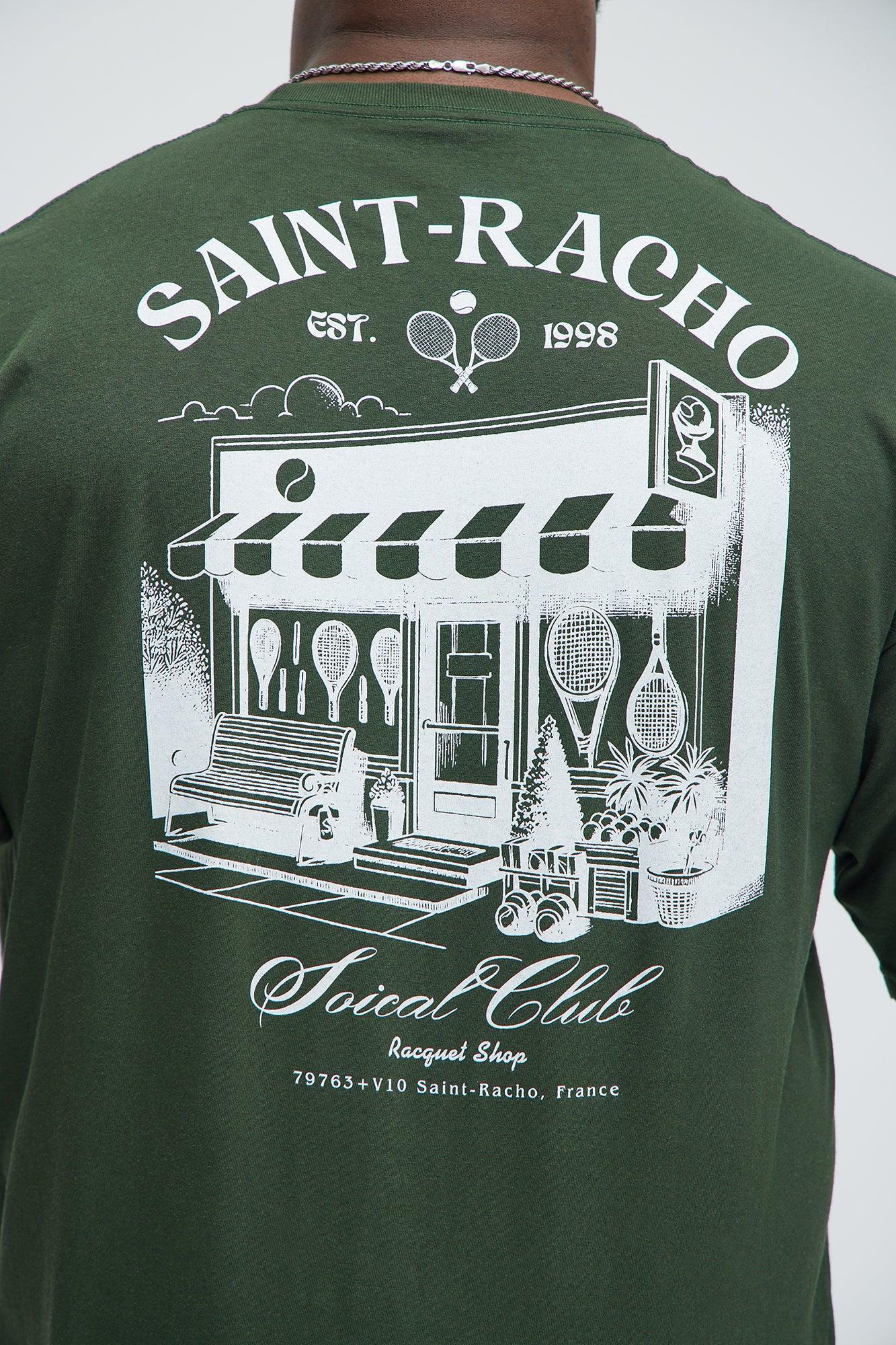 Saint Racho Social Club Short Sleeve Tee - Green Product Image