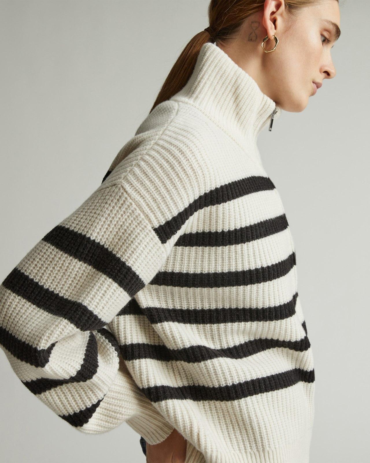 The Half-Zip Sweater in Luxe Merino Product Image