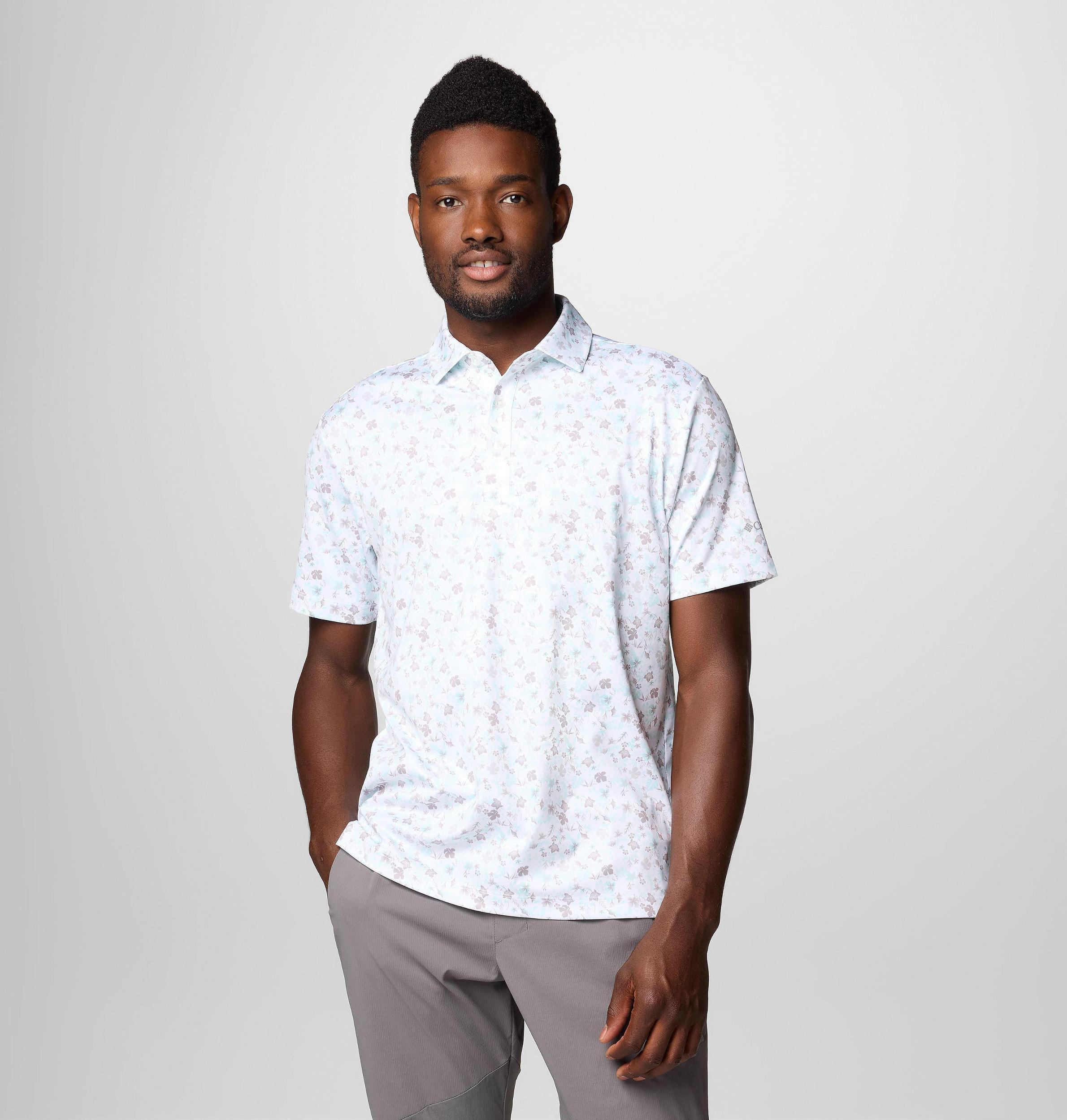 Columbia Mens Countryside Green Polo- Product Image