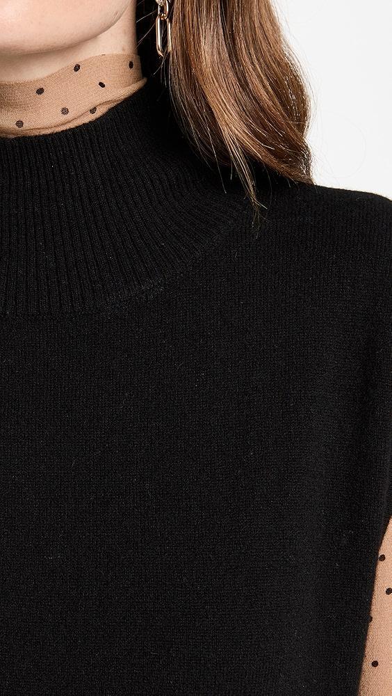 Reformation Arco Cashmere Sleeveless Turtleneck Sweater | Shopbop Product Image