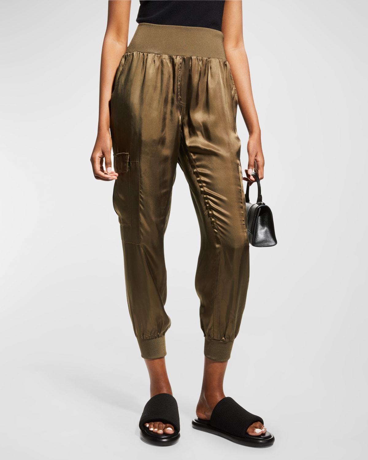 Tous Les Jours Giles Satin Jogger Pants Product Image