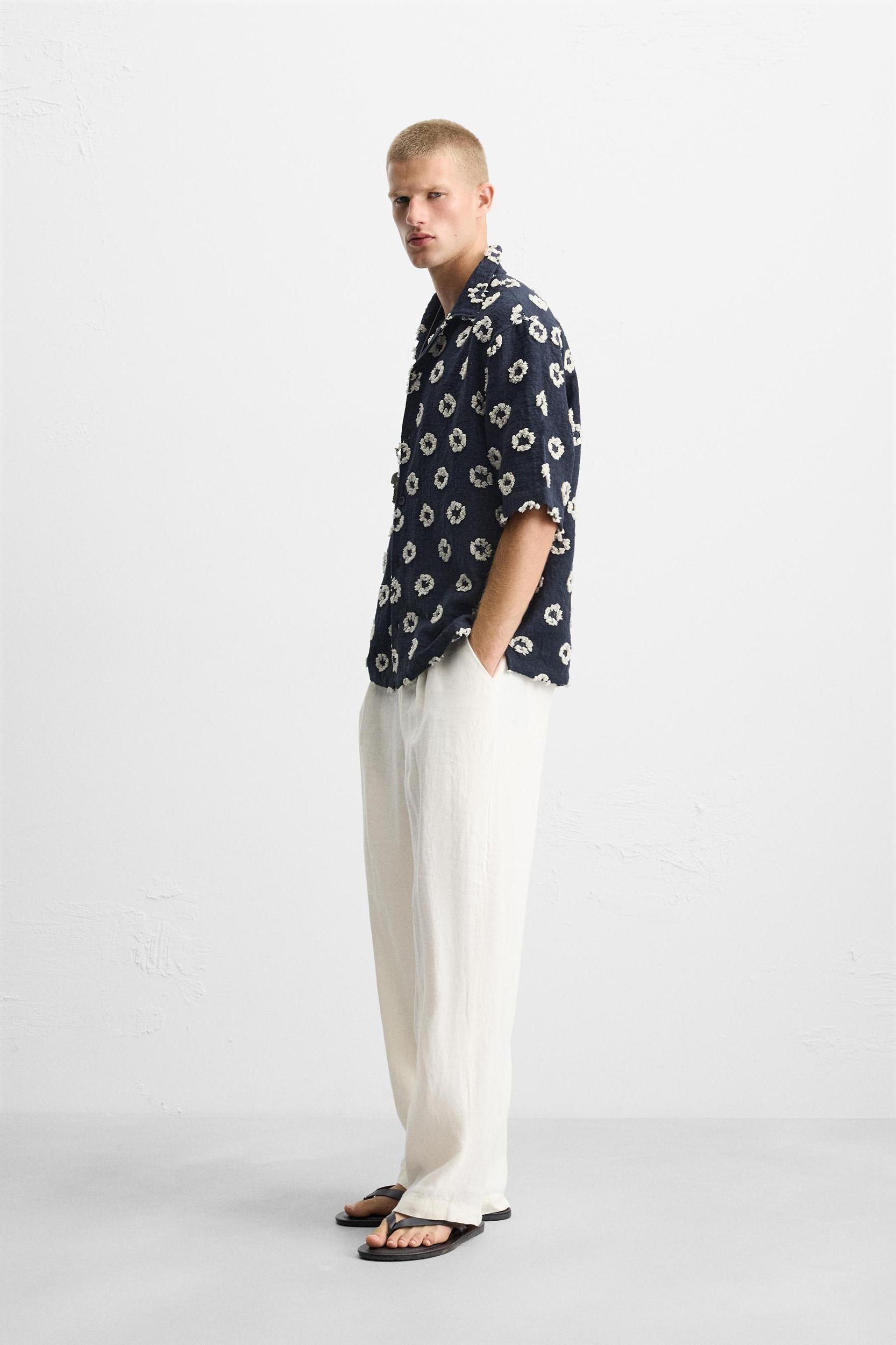 TEXTURED JACQUARD SHIRT Product Image