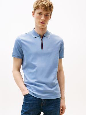 Regular Fit Interlock Zip Polo Product Image