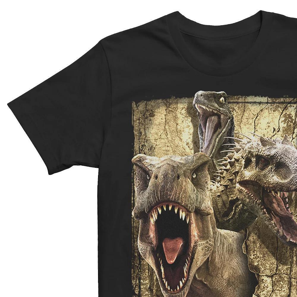 Men's Jurassic World Killer Dinosaur Collage Tee,  Product Image