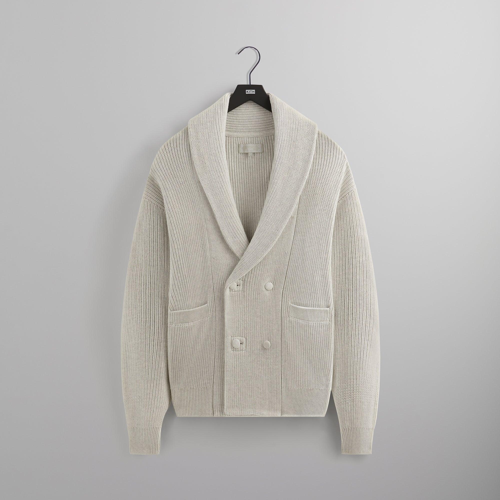 Kith Louis Cardigan - Light Heather Grey Male Product Image