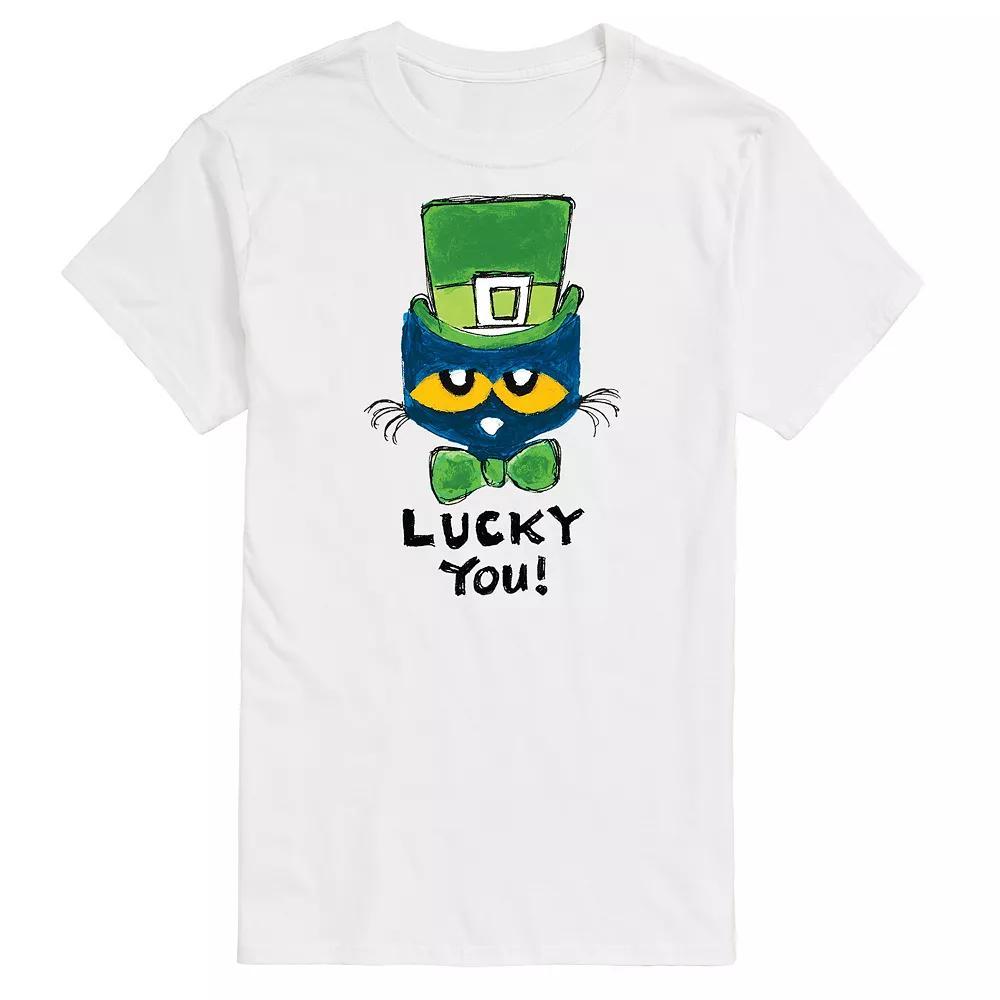 Big & Tall Pete The Cat Lucky You Tee, Men's,  Product Image
