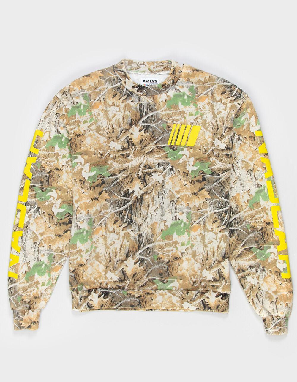 TILLYS x NASCAR Camo Mens Crewneck Sweatshirt Product Image