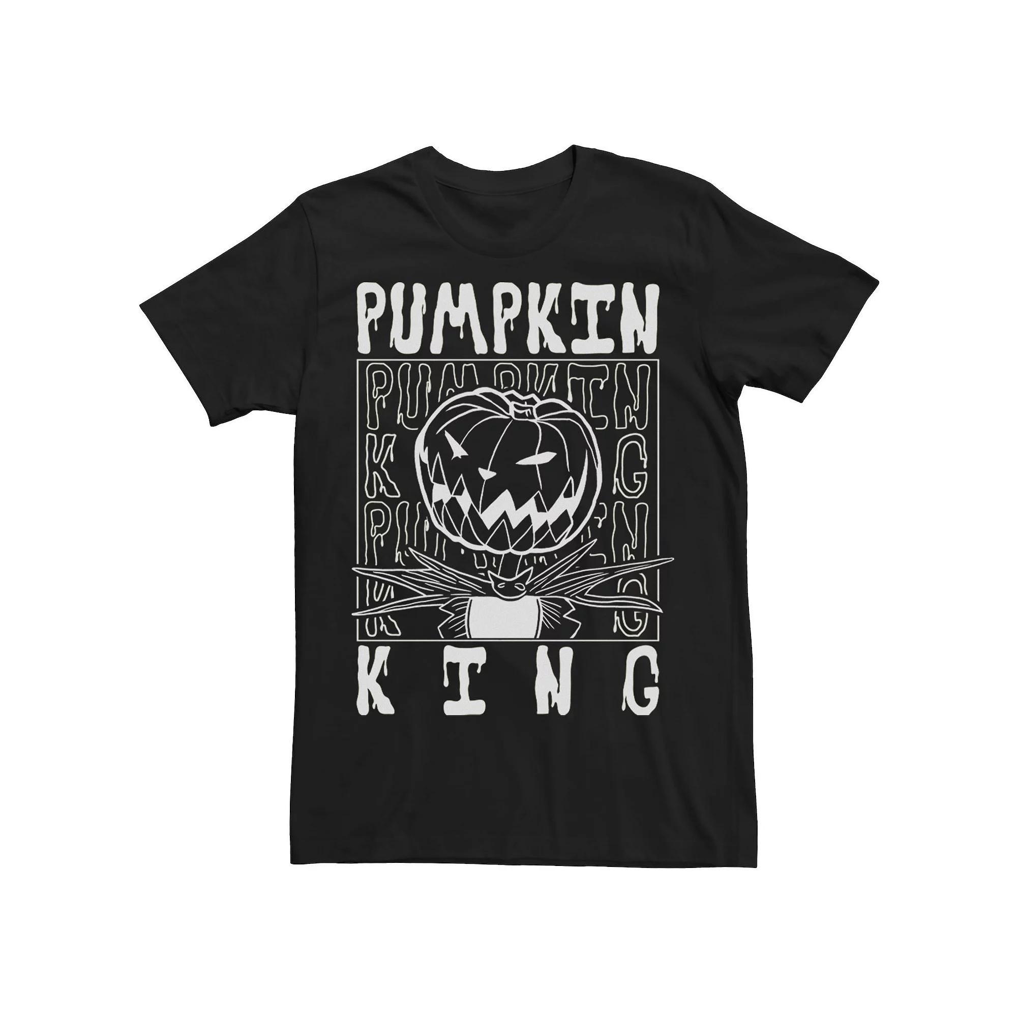 Disney's The Nightmare Before Christmas Men's Pumpkin King Stack Tee, Size: XL, Black Product Image