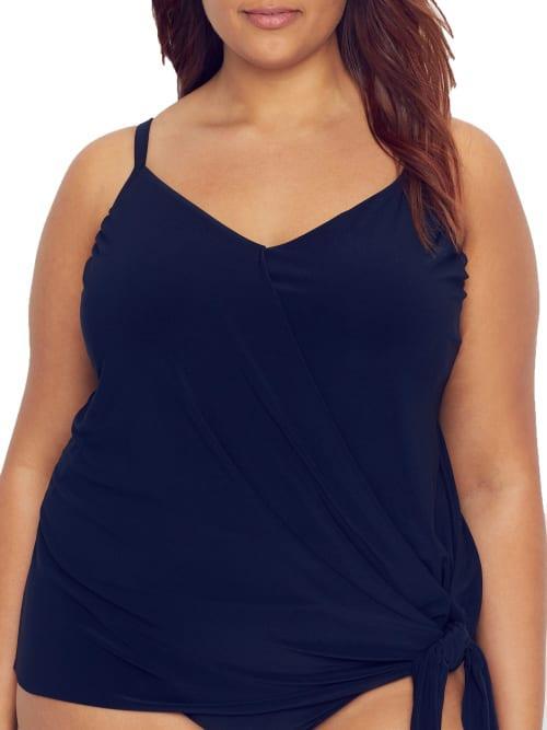 Womens Plus Alex Side-Tie Tankini Top Product Image